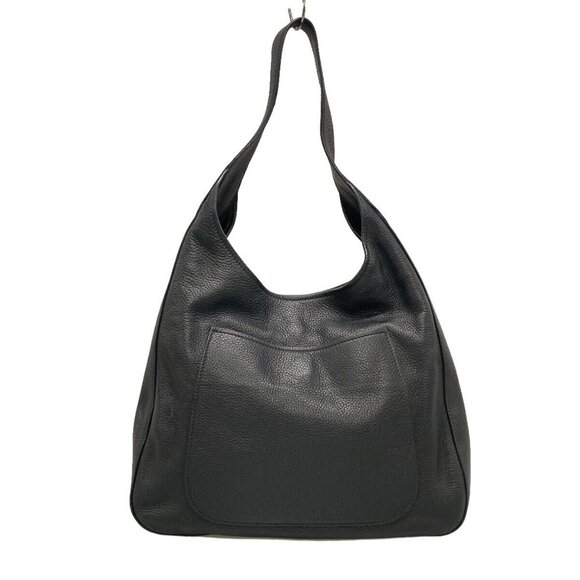 Auth PRADA Logo 1BC013 Black Leather - Shoulder Bag - Picture 3 of 16